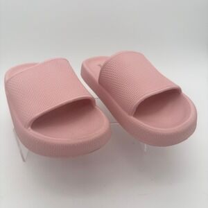 BRONAX Pink EVA Foam Slide Sandals Women's 39-40 US 9-10 Comfort Shower Pool